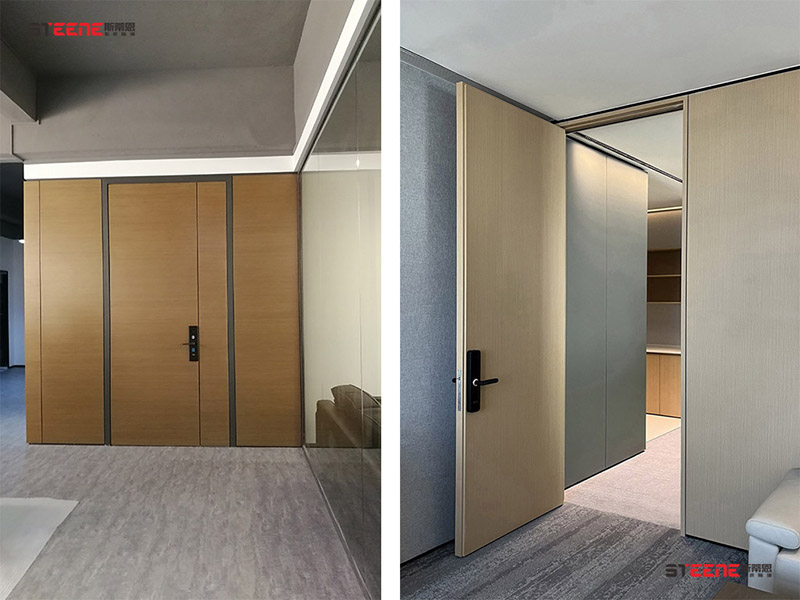 成品办公室钢板隔断门