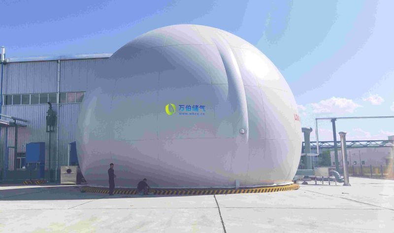 大白球双膜储气柜WD68