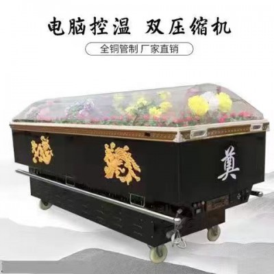 冰棺双压缩机铜管的制冷快